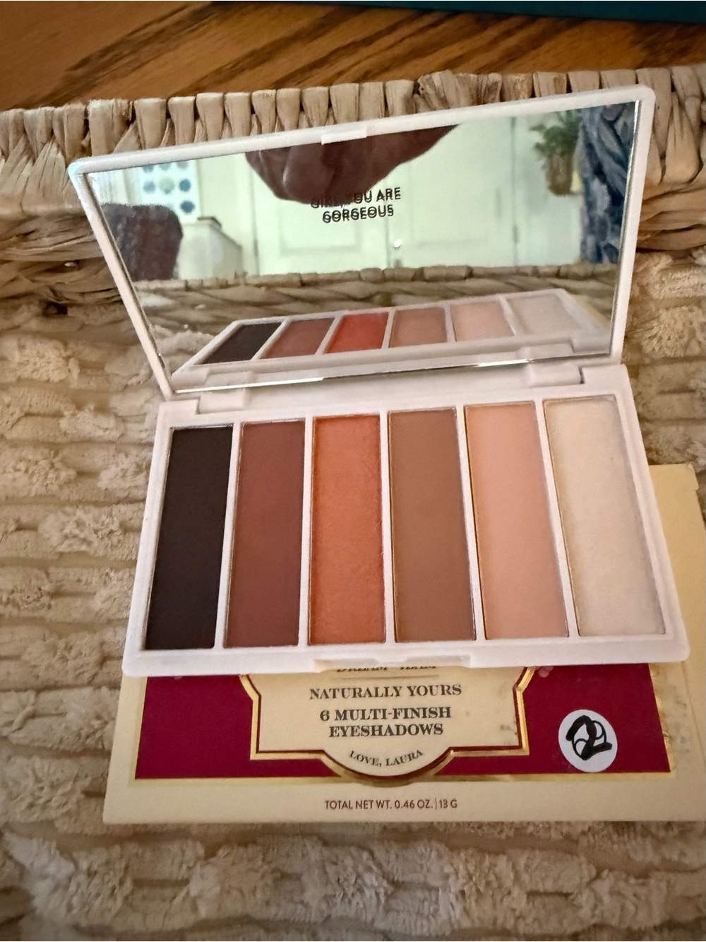 Laura Geller Neutral Matte & Shimmer Eyeshadow Palette - Warm Neutrals